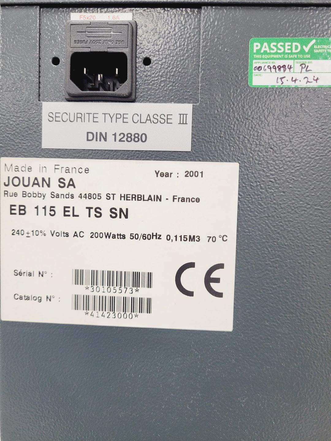 Image of Jouan EB115 EL TS SN Incubator Lab