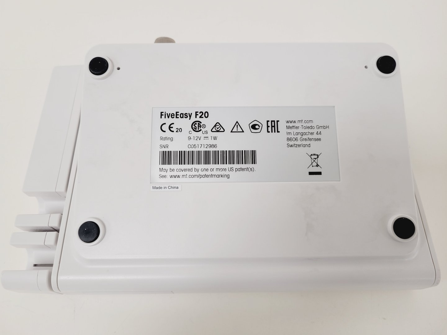 Image of Mettler Toledo FiveEasy F20 pH/mV Bench Meter Lab