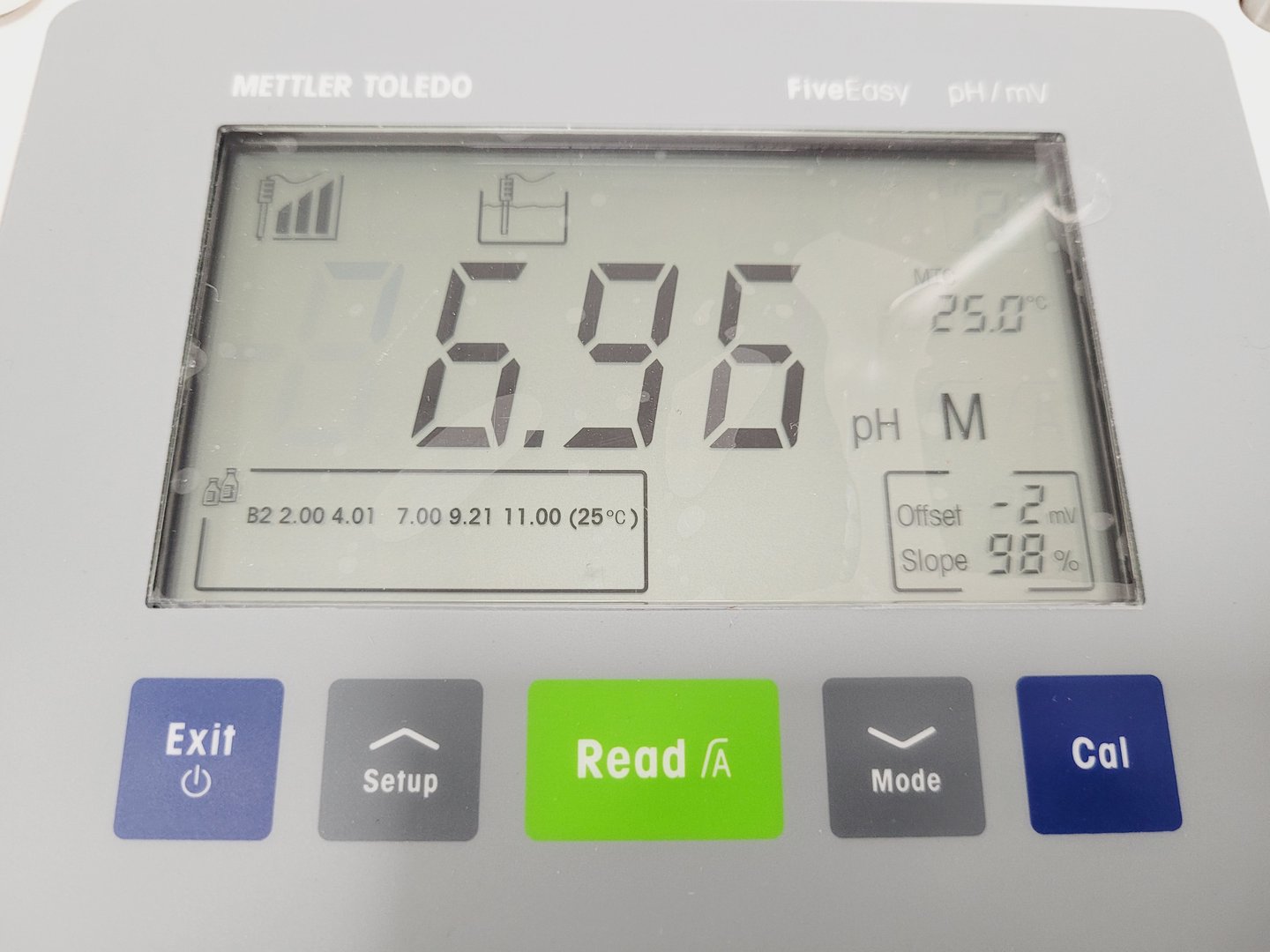 Image of Mettler Toledo FiveEasy F20 pH/mV Bench Meter Lab