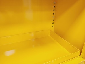 Thumbnail image of Metal Flamable Chemical Storage Cabinet - Yellow Lab