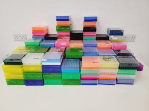 Thumbnail image of Lot of Assorted Pipette Tips Storage Boxes Lab