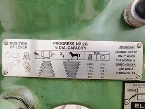 Thumbnail image of Elliott Machine Tools Progress Pillar Drill 