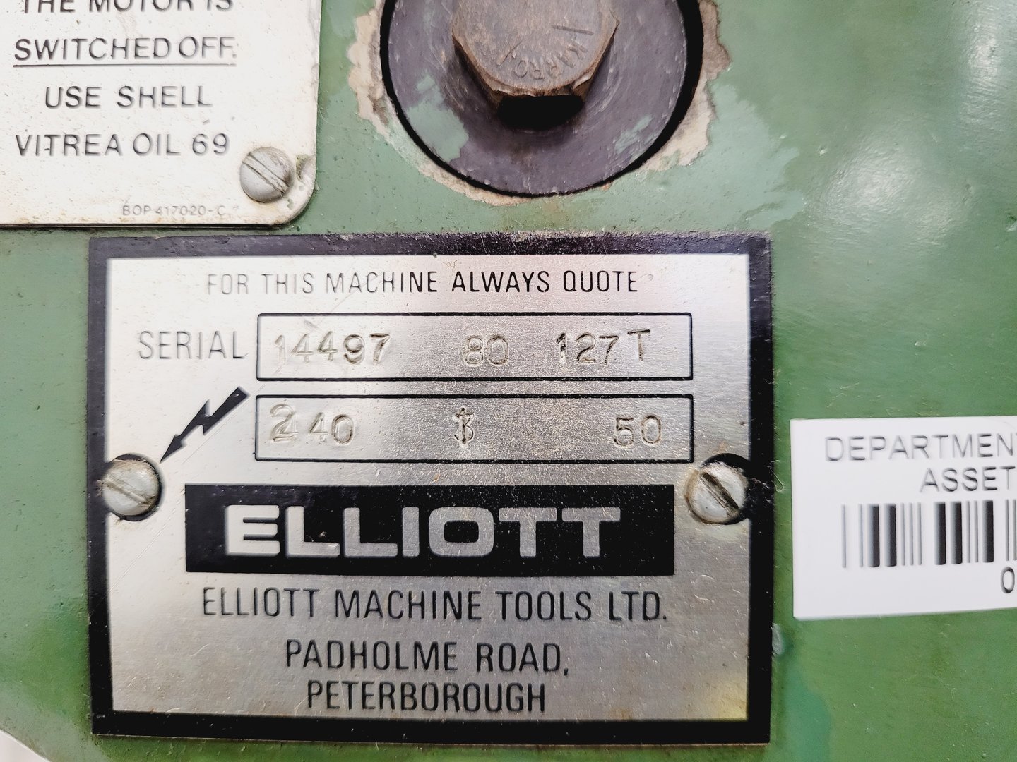 Image of Elliott Machine Tools Progress Pillar Drill