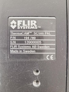 Thumbnail image of Flir Systems ThermaCam SC500 194 780 Thermal Imaging Camera Lab