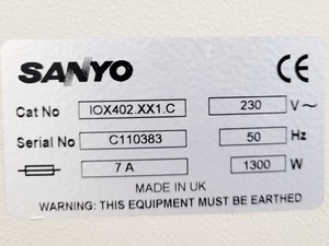 Thumbnail image of Sanyo Orbital Shaking Incubator IOX402.XX1.C Lab
