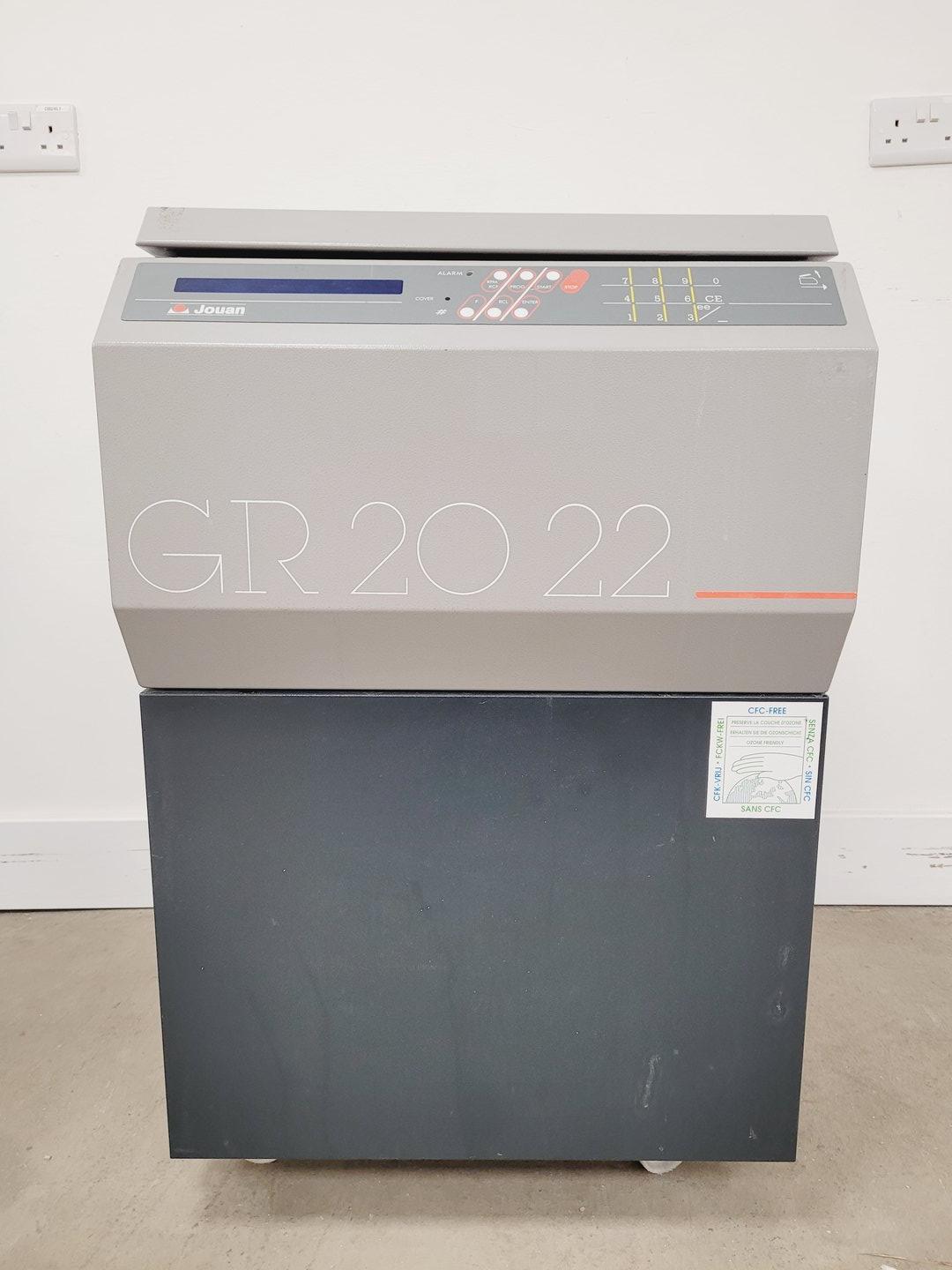 Image of Jouan SA GR 20 22 Refrigerated Centrifuge with AG 290.G Rotor Lab