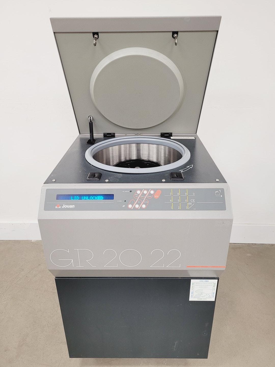 Image of Jouan SA GR 20 22 Refrigerated Centrifuge with AG 290.G Rotor Lab