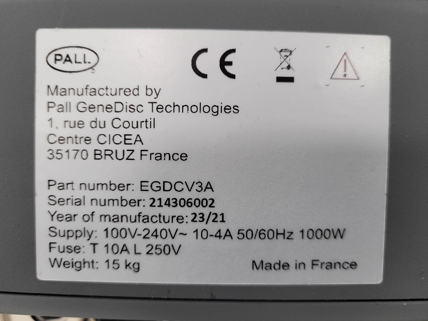 Image of Pall GeneDisc Cycler Real Time PCR Platform for Pa Lab