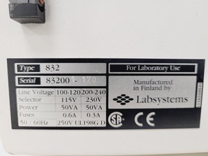 Thumbnail image of Thermo Scientific Model Multidrop 384 Microplate Dispenser Labsystems 832