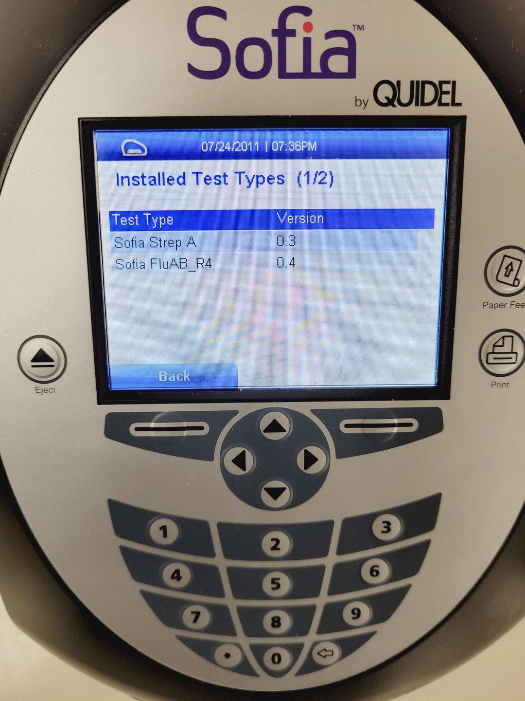 Image of Quidel Sofia Fluorescent Immunoassay Analyser 1178000, OPR-2001-BLACK-WEDGE+STD