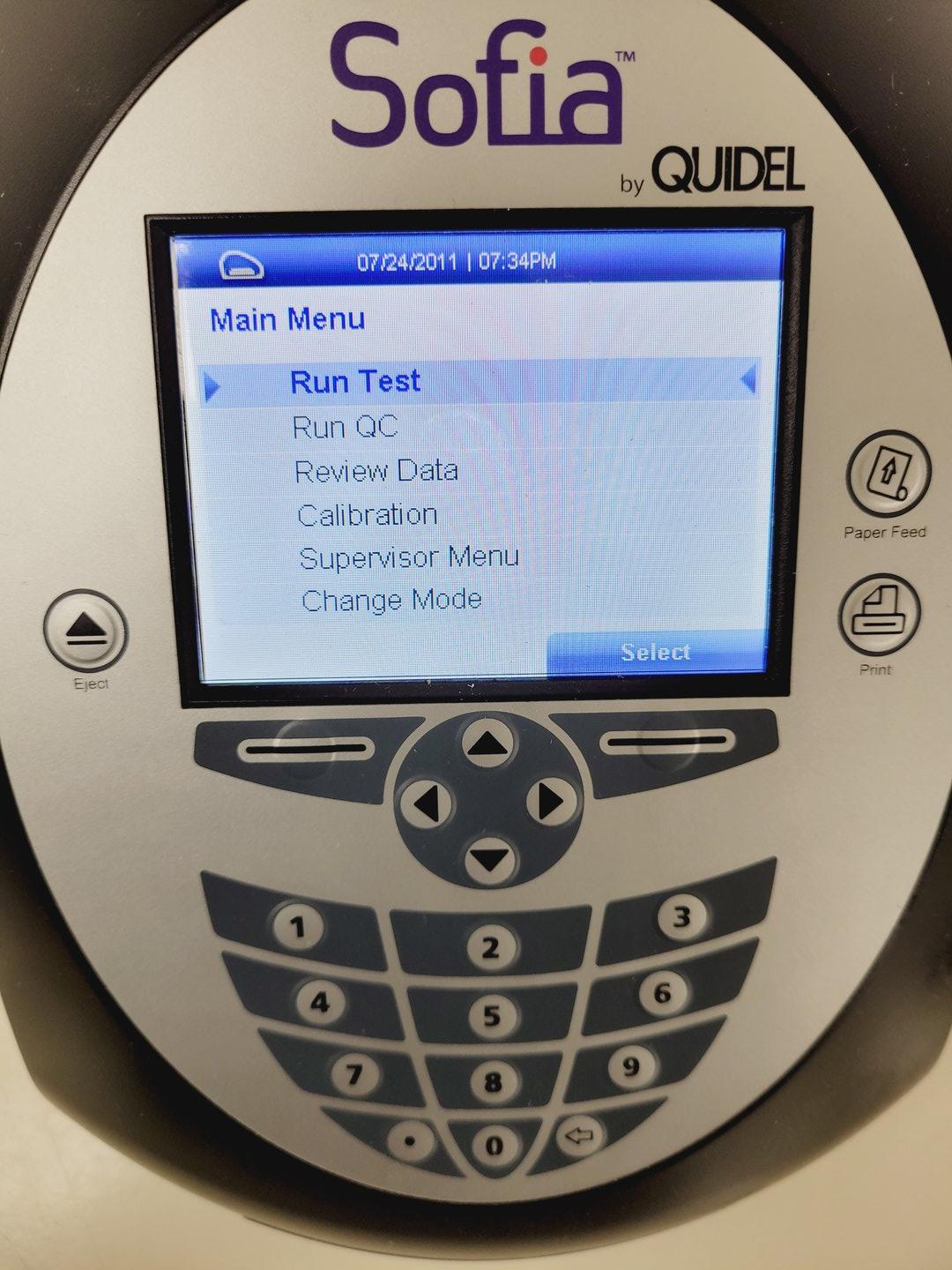 Image of Quidel Sofia Fluorescent Immunoassay Analyser 1178000, OPR-2001-BLACK-WEDGE+STD