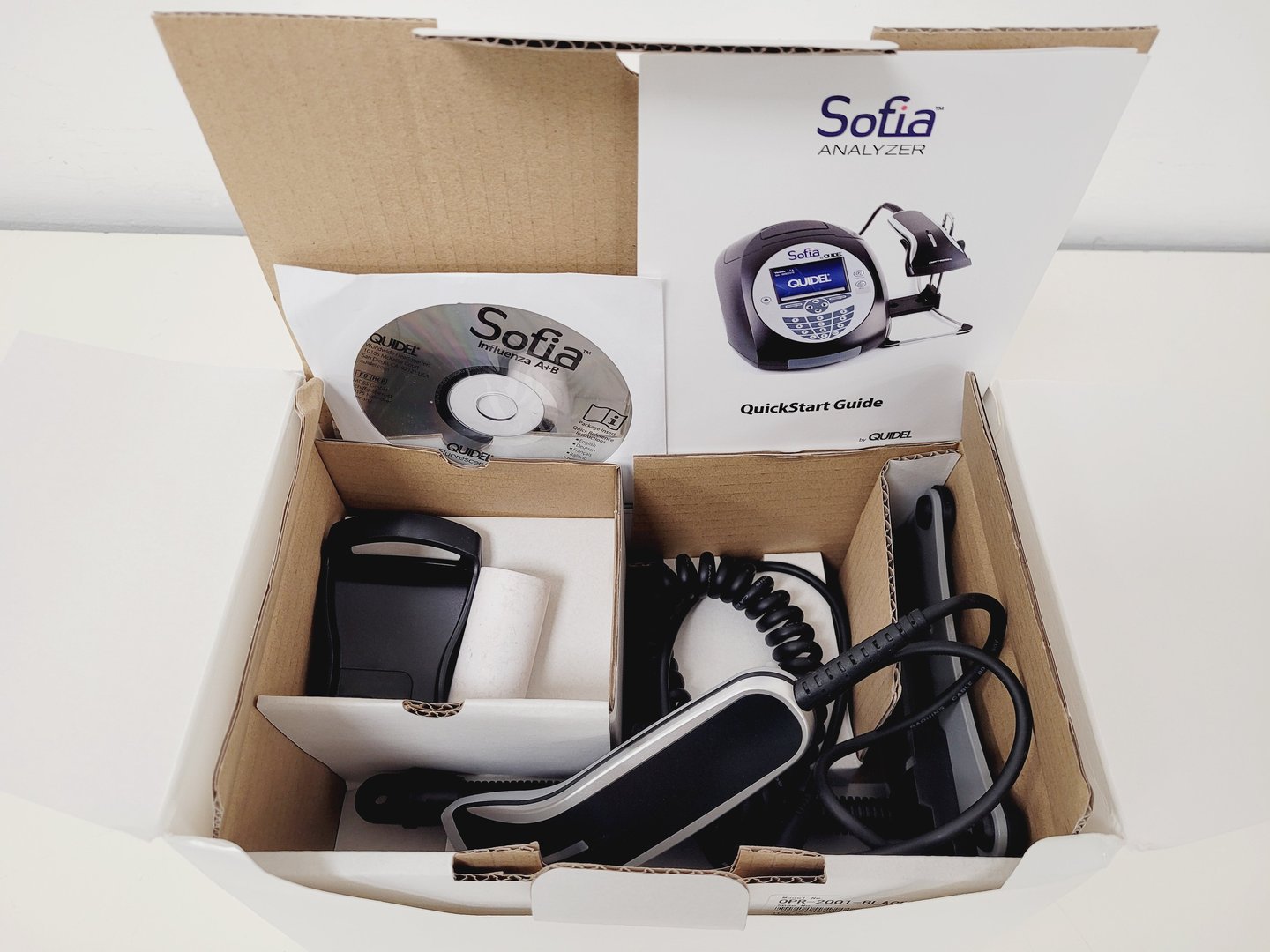 Image of Quidel Sofia Fluorescent Immunoassay Analyser 1178000, OPR-2001-BLACK-WEDGE+STD