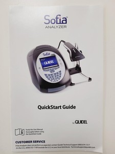 Thumbnail image of Quidel Sofia Fluorescent Immunoassay Analyser 1178000, OPR-2001-BLACK-WEDGE+STD