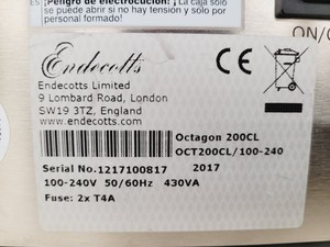 Thumbnail image of Endecotts Octagon 200CL Sieve Shaker with set of Boxed Sieves Lab