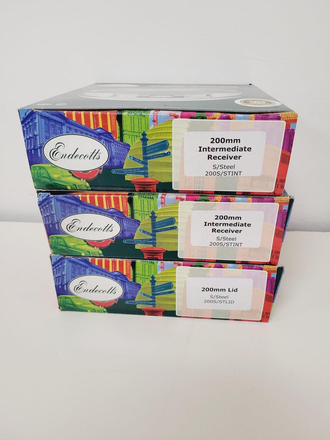 Image of Endecotts Octagon 200CL Sieve Shaker with set of Boxed Sieves Lab