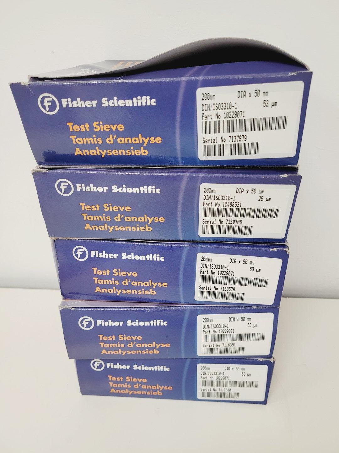 Image of Endecotts Octagon 200CL Sieve Shaker with set of Boxed Sieves Lab