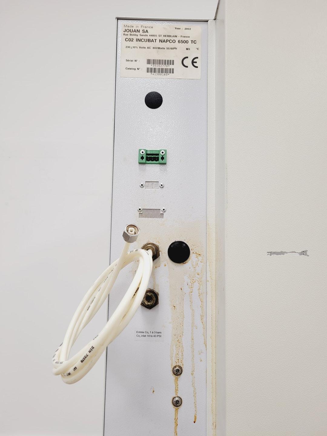 Image of Jouan SA CO2 Incubator Napco 6500 TC - No CO2 Connector Filter
