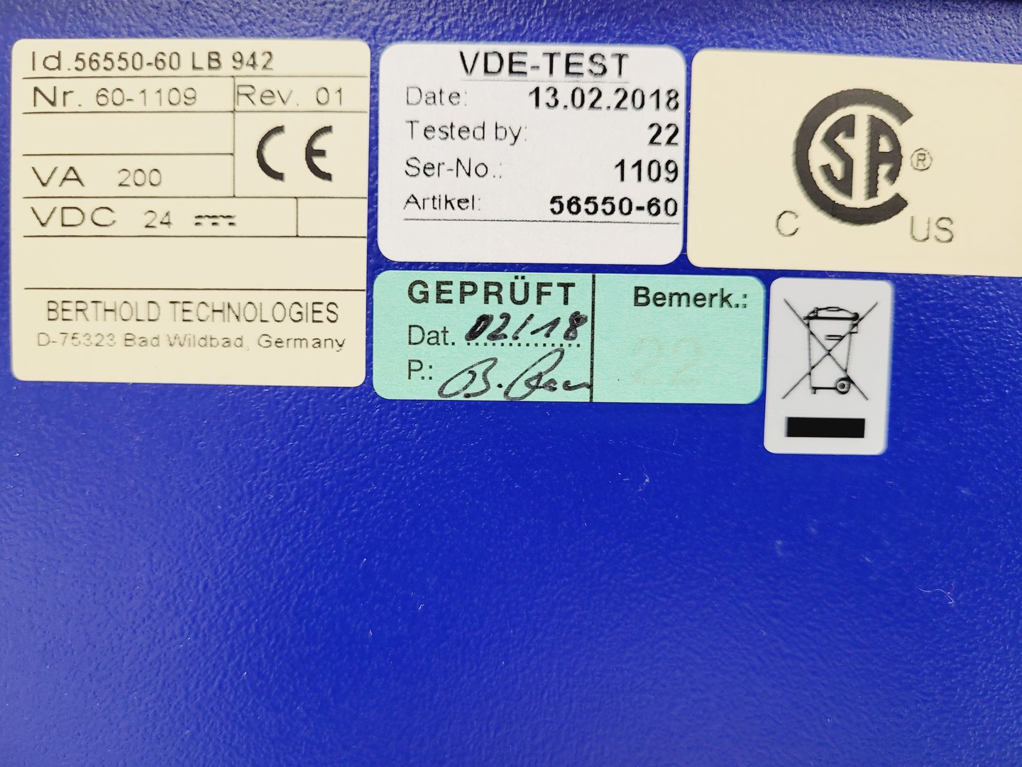 Image of Berthold Technologies Tristar 2 LB 942 Multimode Reader Lab