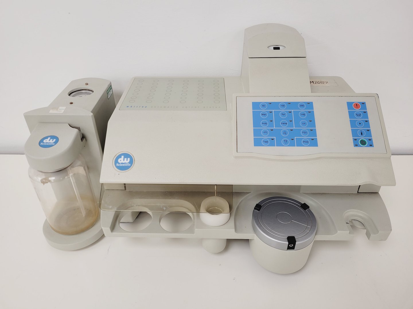 Image of DW Scientific Automated Spiral Plater w/ Whitley Vacuum Source (WASP) Lab Faulty