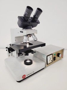 Image of Leitz Wetzlar Dialux 20 Microscope w/ 3 x Objectives Phaco, Plan, NPL Lab