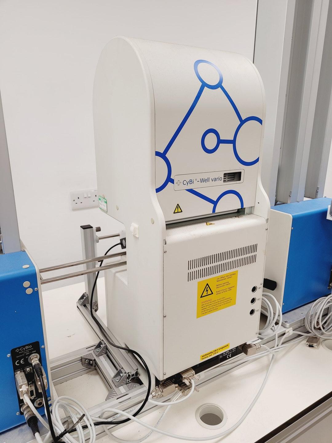 Image of CyBio CyBi Well Vario Pipetting Robot System - 96-Head & 384-Head