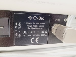 Thumbnail image of CyBio CyBi Well Vario Pipetting Robot System - 96-Head & 384-Head