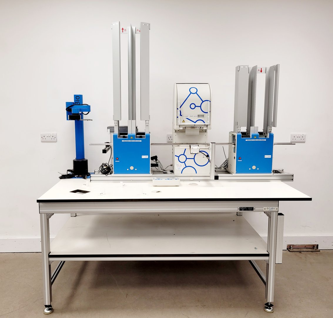 Image of CyBio CyBi Well Vario Pipetting Robot System - 96-Head & 384-Head