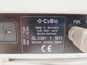 Thumbnail image of CyBio CyBi Well Vario Pipetting Robot System - 96-Head & 384-Head