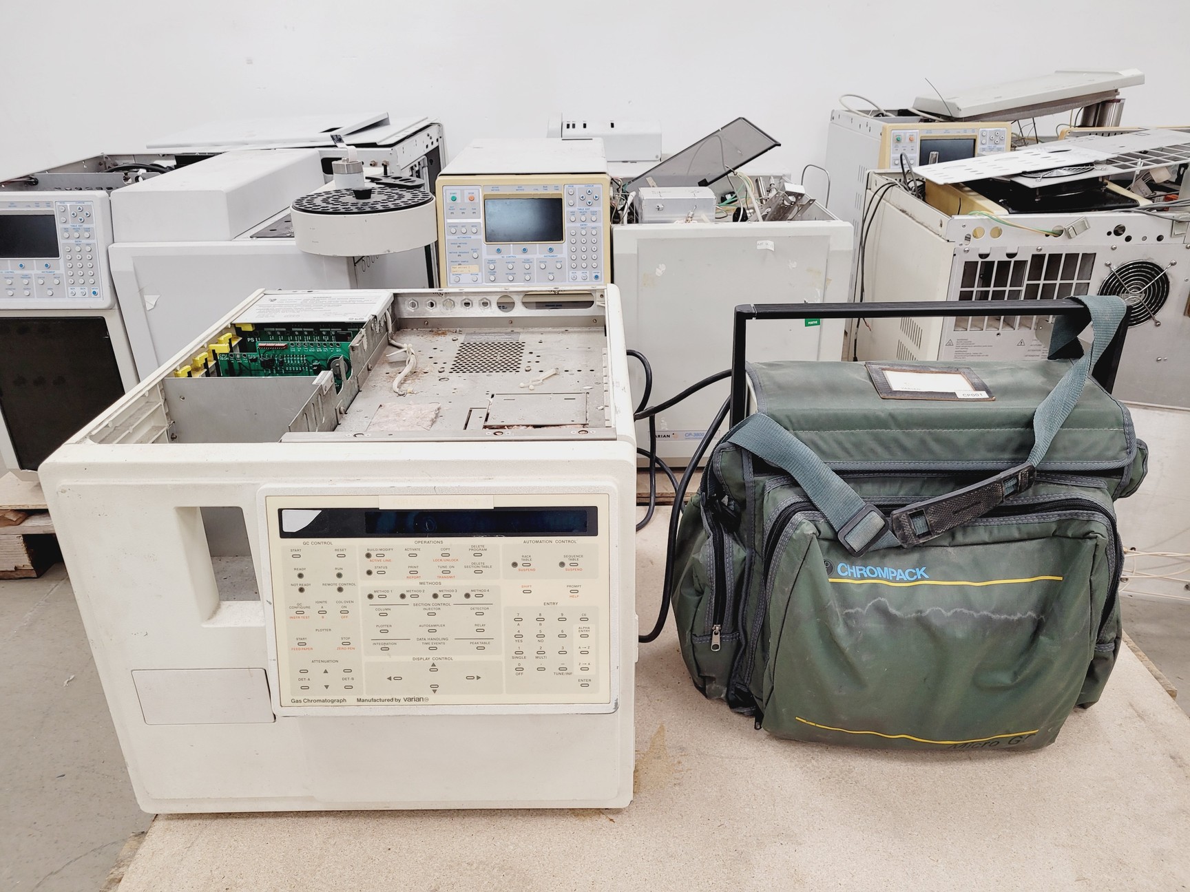 Image of Job Lot of Varian GC Systems Gas Chromatograph Spares or Repairs Lab