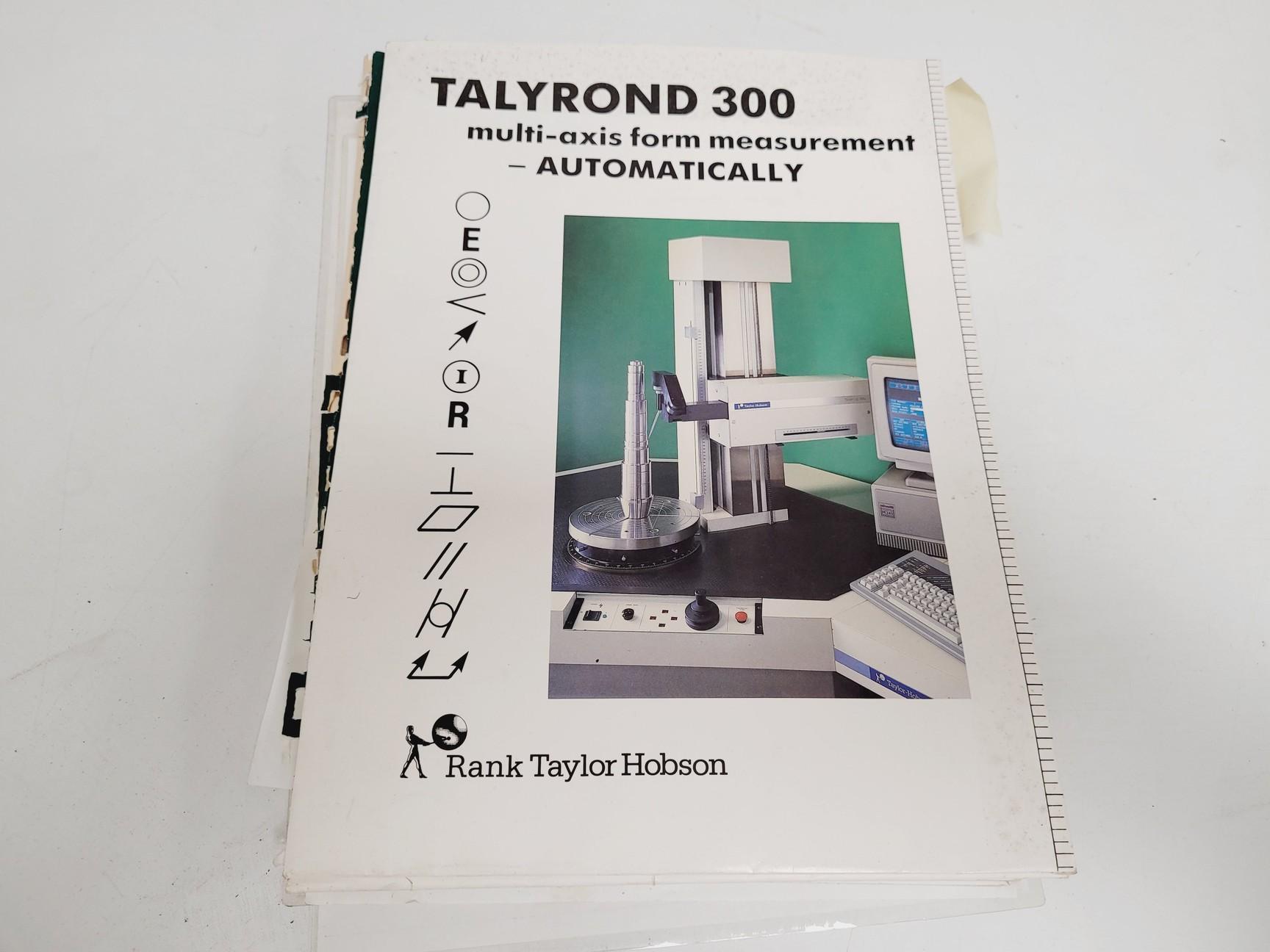 Talyrond Machine Taylor Hobson Talyrond 300 Motorized Radial Arm Lab