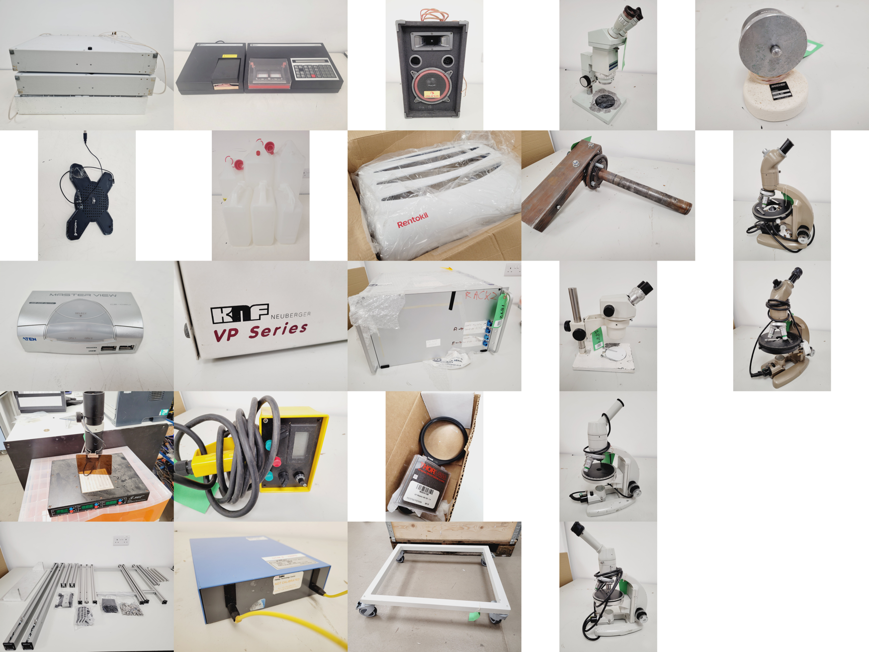 Image of Job Lot of Mixed Benchtop Lab Equipment - Pharmacia, Fibre, Vickers, Carl Zeiss