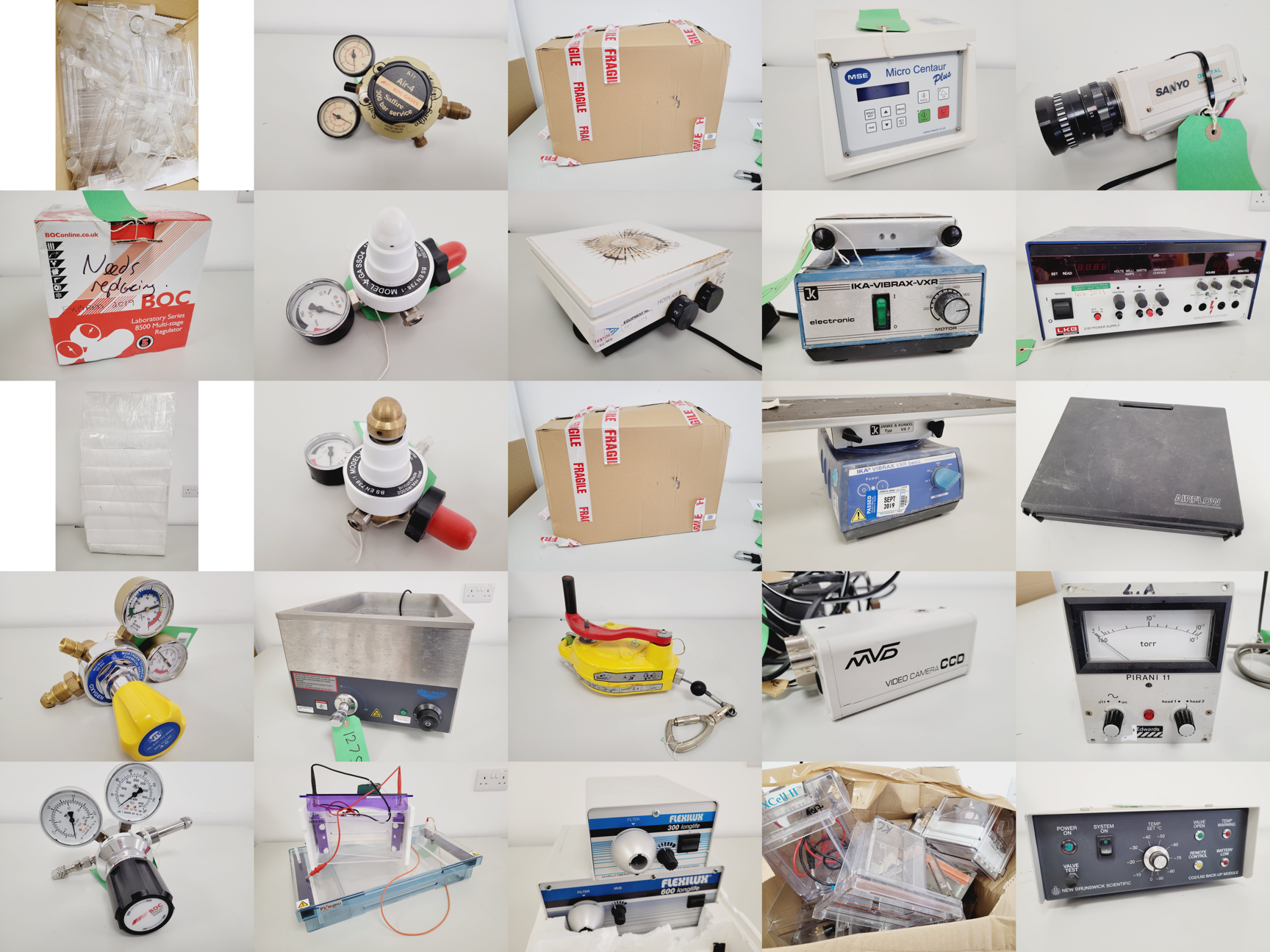 Image of Job Lot of Mixed Benchtop Lab Equipment - MSE, NTC, Genevac, Nikon, Prior