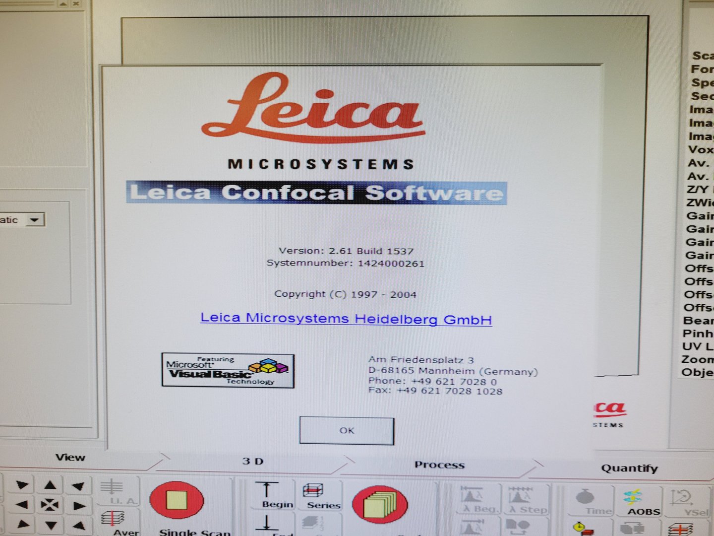 Image of Leica Microsystems Type - TCS SP2 Confocal Microscope System Lab