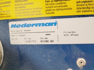 Thumbnail image of Nederman FilterBox Dust Extractor Spares or Repairs 