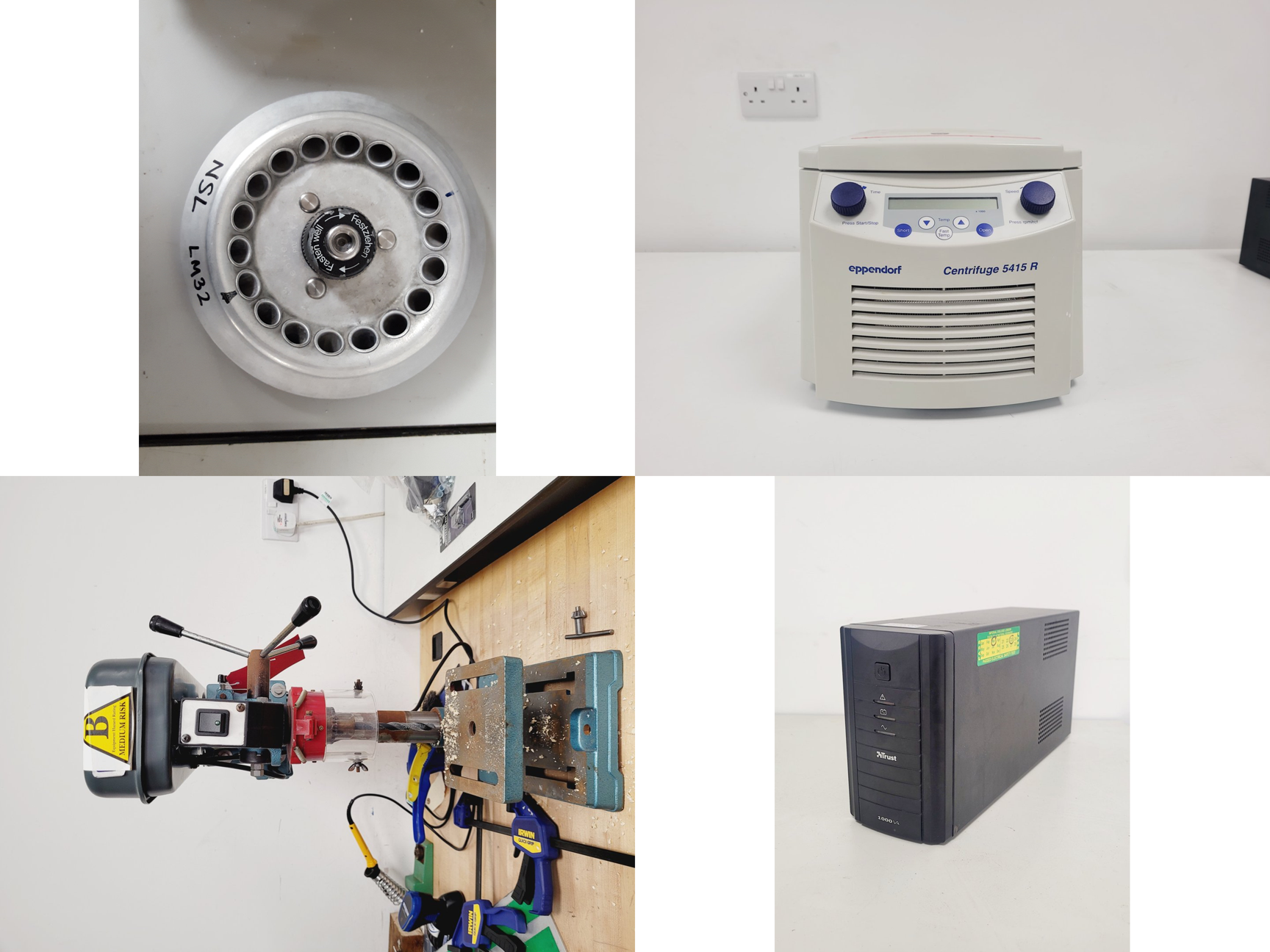 Image of Job Lot of Mixed Benchtop Lab Equipment - Eppendorf, Grant, Honda, Olympus, Parr