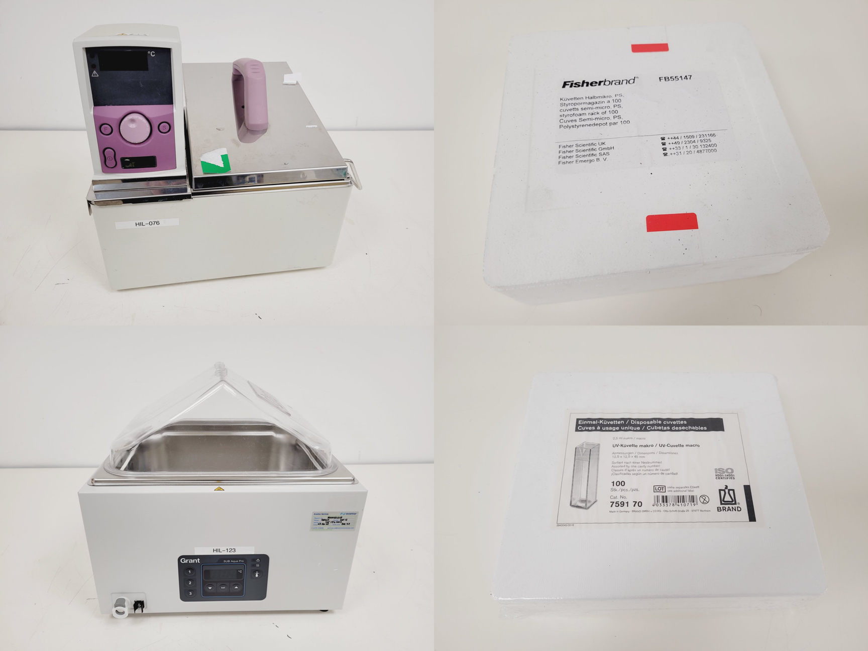 Image of Job Lot of Mixed Benchtop Lab Equipment - Eppendorf, Grant, Honda, Olympus, Parr