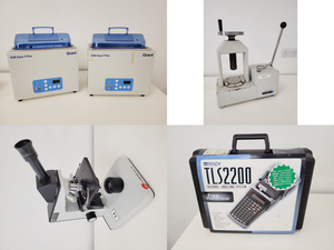 Thumbnail image of Job Lot of Mixed Benchtop Lab Equipment - Eppendorf, Grant, Honda, Olympus, Parr