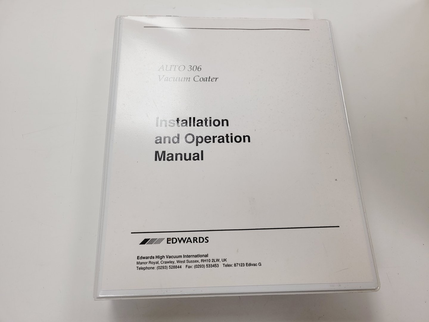 Image of Edwards Auto 306 Coating Thermal Evaporation System  Lab Faulty