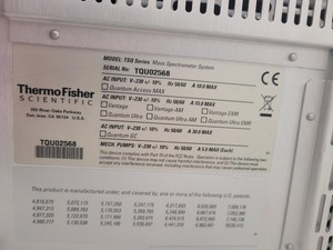 Thumbnail image of Thermo Scientific TSQ Vantage Access Mass Spectrometer System Lab