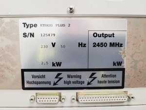 Thumbnail image of Milestone Ethos plus 2 SEL Microwave Solvent Extraction Labstation Spares/Repair