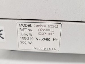 Thumbnail image of Perkin Elmer Lambda EZ201 UV VIS Spectrophotometer Lamp Fault