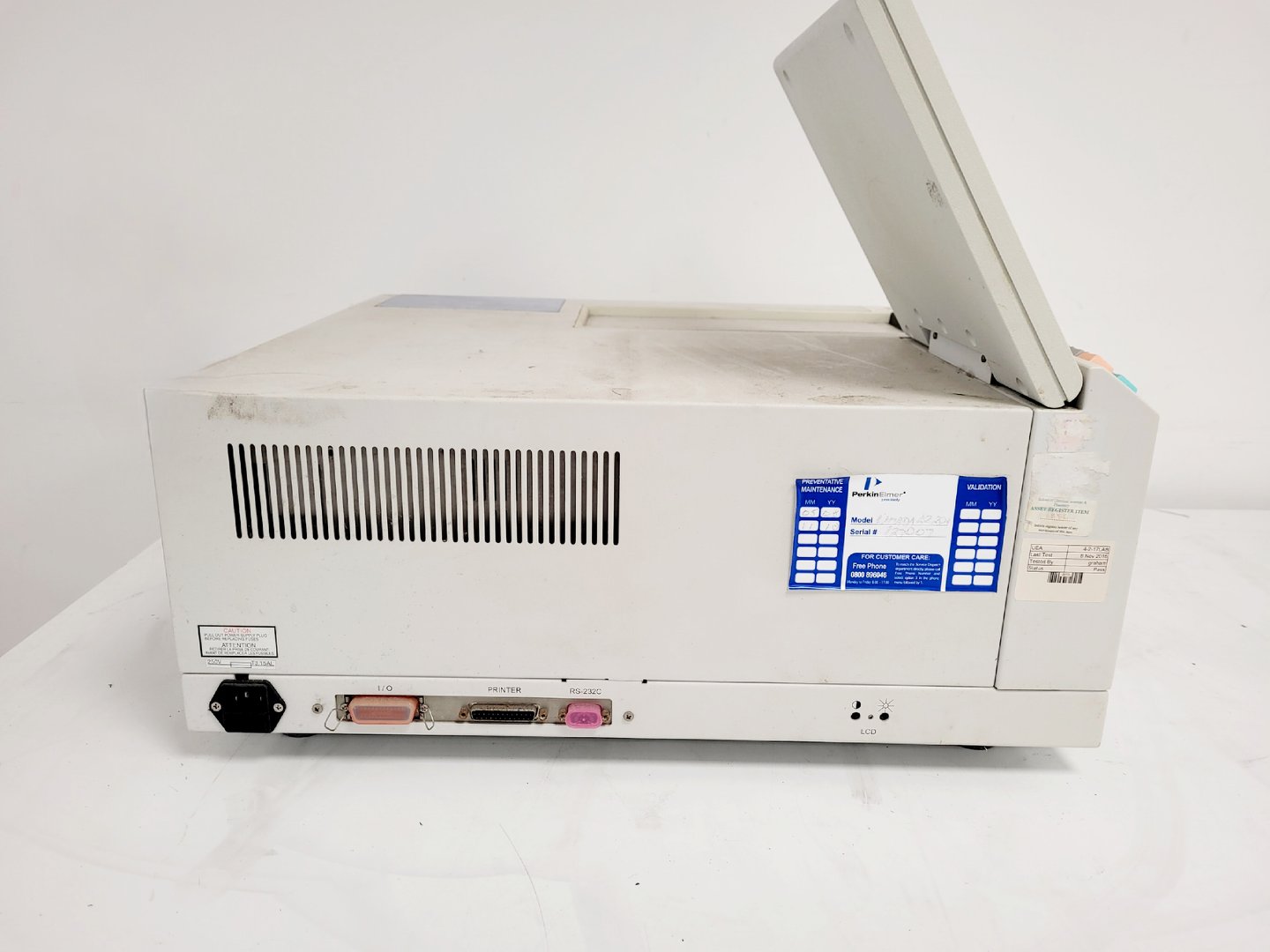 Image of Perkin Elmer Lambda EZ201 UV VIS Spectrophotometer Lamp Fault