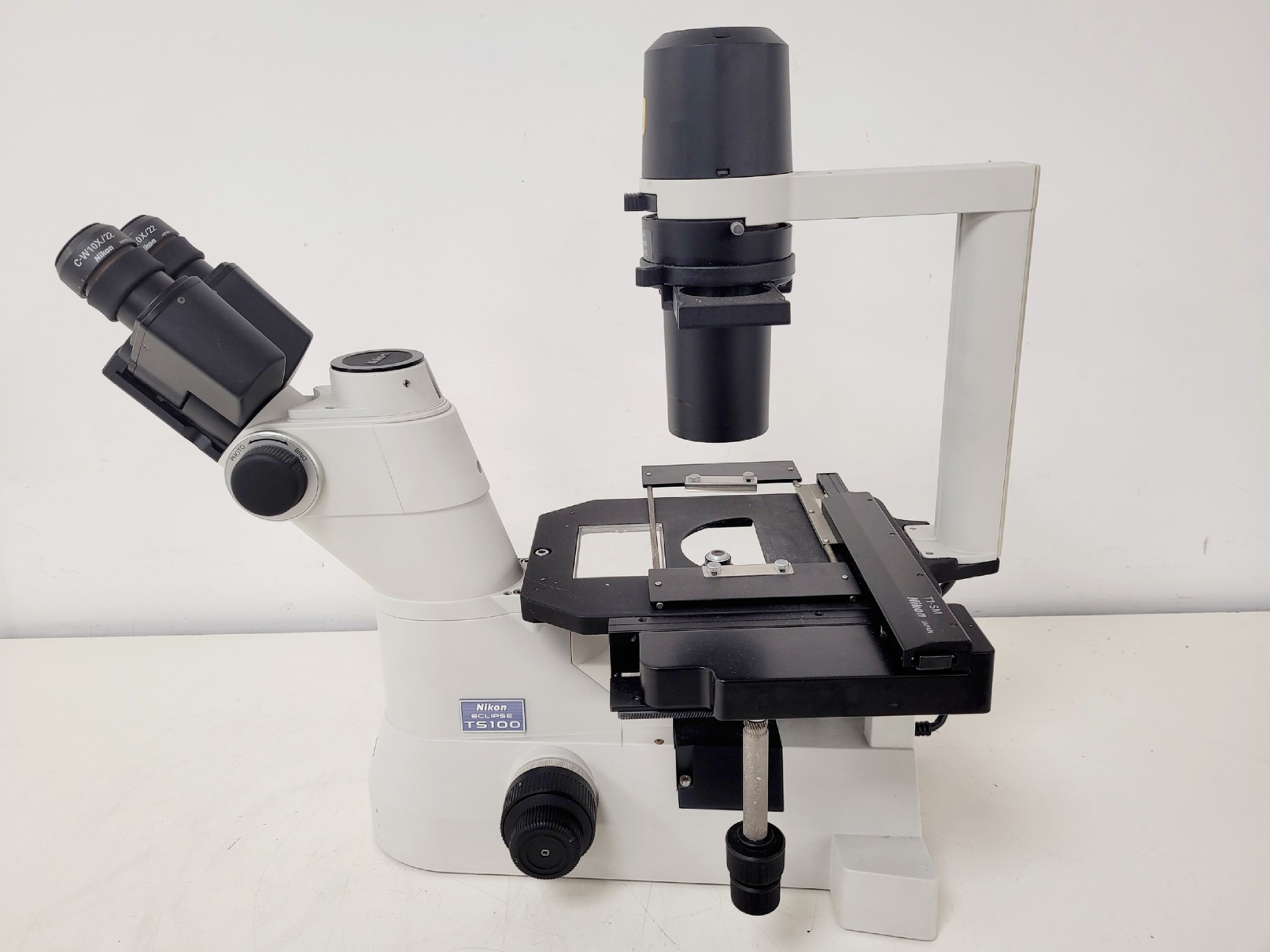 Image of Nikon Eclipse TS100 Microscope w/ 3 x Objectives Ph1, 10x, 20x, 40x Lab