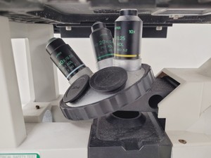 Thumbnail image of Nikon Eclipse TS100 Microscope w/ 3 x Objectives Ph1, 10x, 20x, 40x Lab