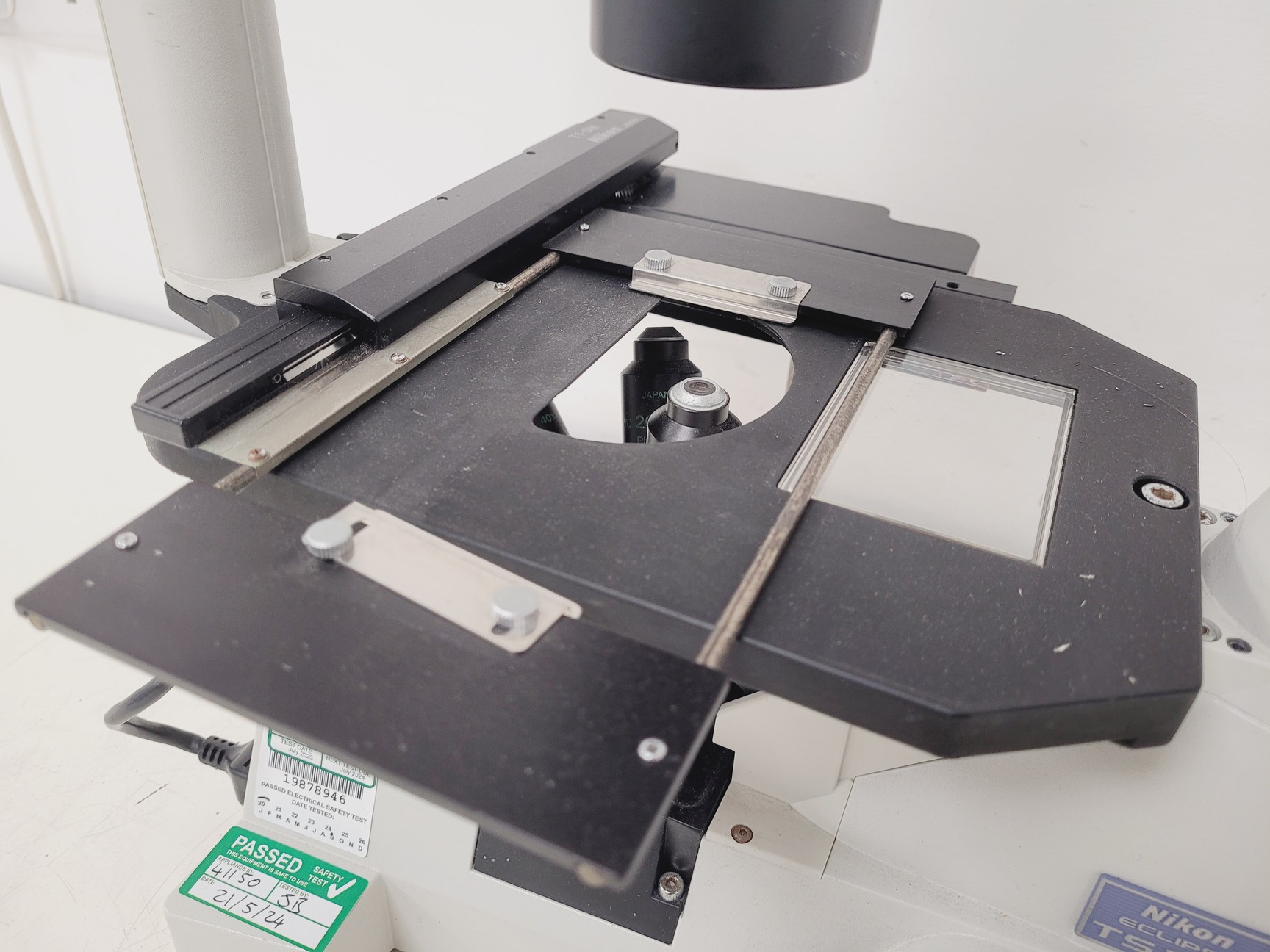 Image of Nikon Eclipse TS100 Microscope w/ 3 x Objectives Ph1, 10x, 20x, 40x Lab