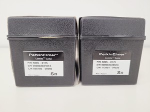 Thumbnail image of 14 x Perkin Elmer Lumina Lamp & 2 x Baird Hollow Cathode Lamp, K-Na, Ba, Sn etc