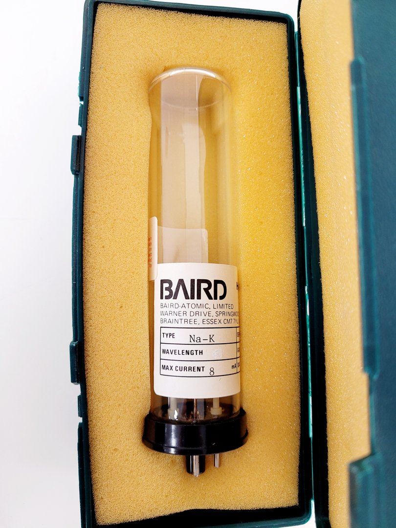 Image of 12 x Perkin Elmer Lumina Lamp & 2 x Baird Hollow Cathode Lamp, K-Na, Ba, Sn etc