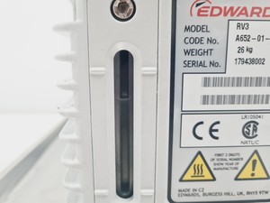Thumbnail image of Edwards RV3 Rotary Vane Vacuum Pump Lab