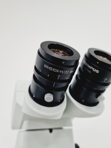 Thumbnail image of Olympus Stereo Microscope SZX9 with Binocular Head and Transmitted Light Stand 