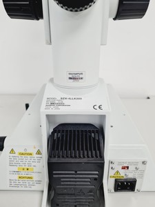 Thumbnail image of Olympus Stereo Microscope SZX9 with Binocular Head and Transmitted Light Stand